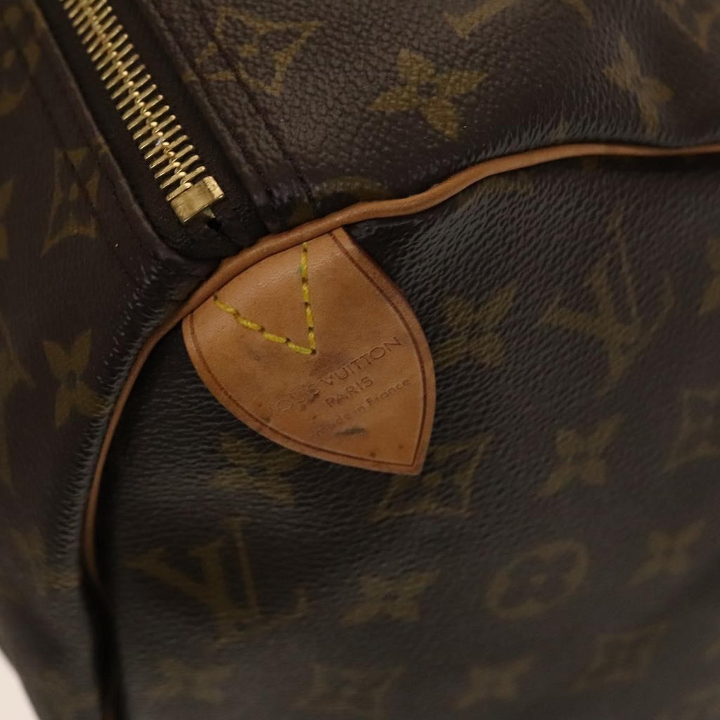 Louis Vuitton Keepall Bag Monogram Canvas Brown Canvas Bag (Pre-Owned)
