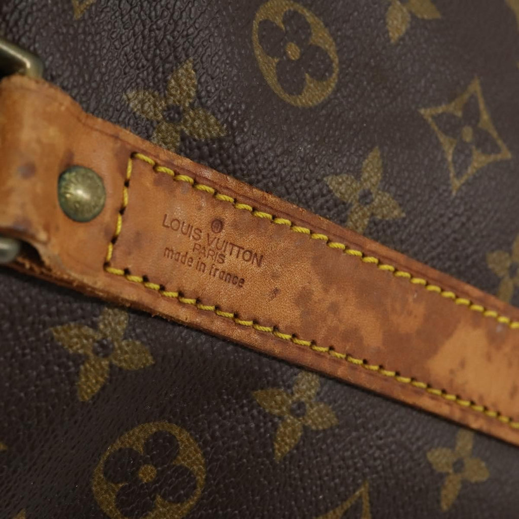 Louis Vuitton Keepall Bandouliere Bag Monogram Canvas Brown Canvas Travel Bag Bag (Pre-Owned)