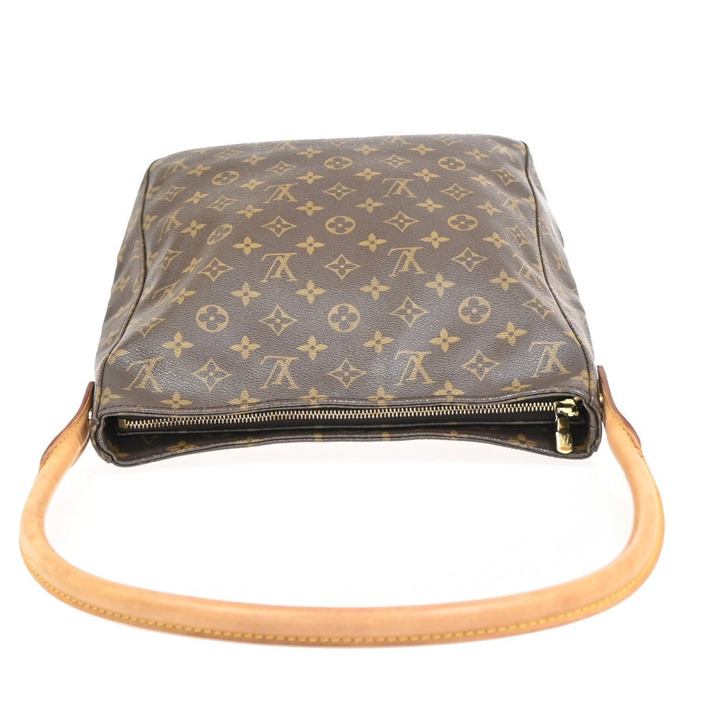 Louis Vuitton Monogram Looping Handbag Monogram Canvas Brown Canvas Shoulder Bag Bag (Pre-Owned)
