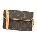Louis Vuitton Florentine Waist Bag Monogram Canvas Brown Canvas Clutche & Pouche Bag (Pre-Owned)