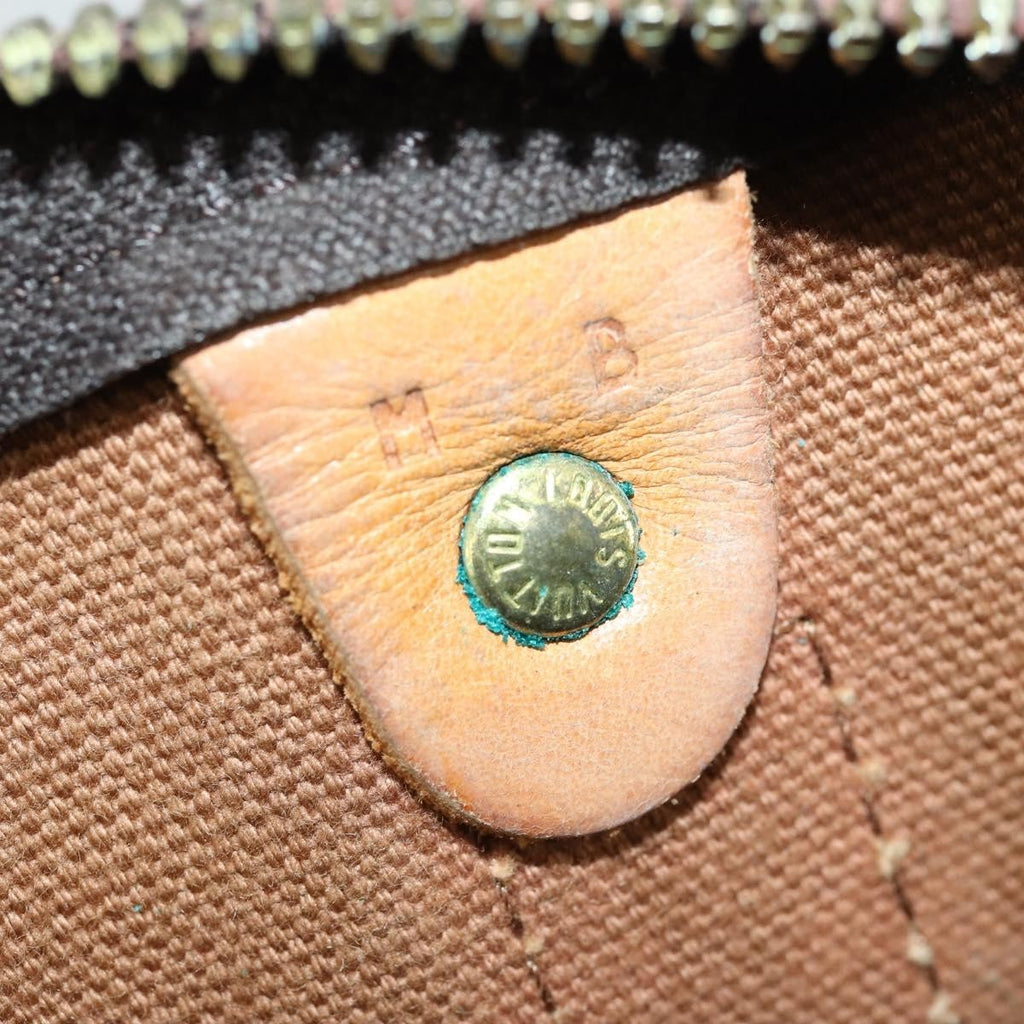 Louis Vuitton Keepall Bag Monogram Canvas Brown Canvas Travel Bag Bag (Pre-Owned)