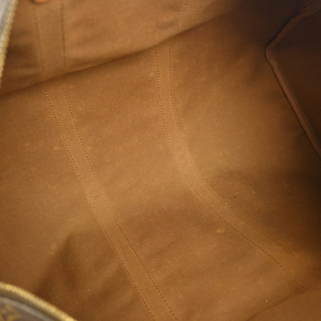 Louis Vuitton Keepall Bag Monogram Canvas Brown Canvas Travel Bag Bag (Pre-Owned)
