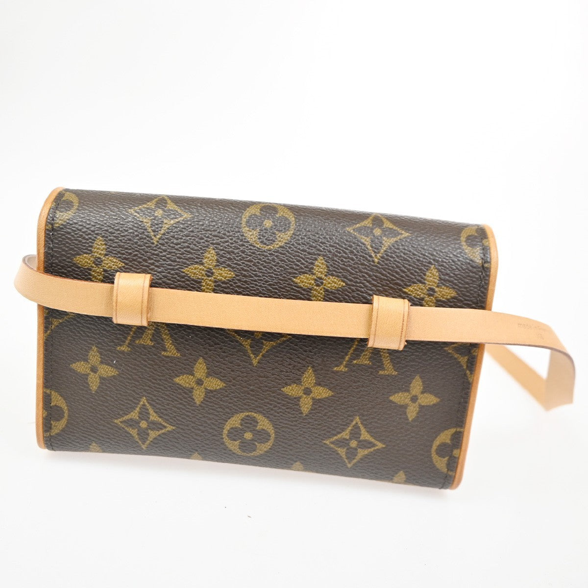 Louis Vuitton Florentine Waist Bag Monogram Canvas Brown Canvas Clutche & Pouche Bag (Pre-Owned)
