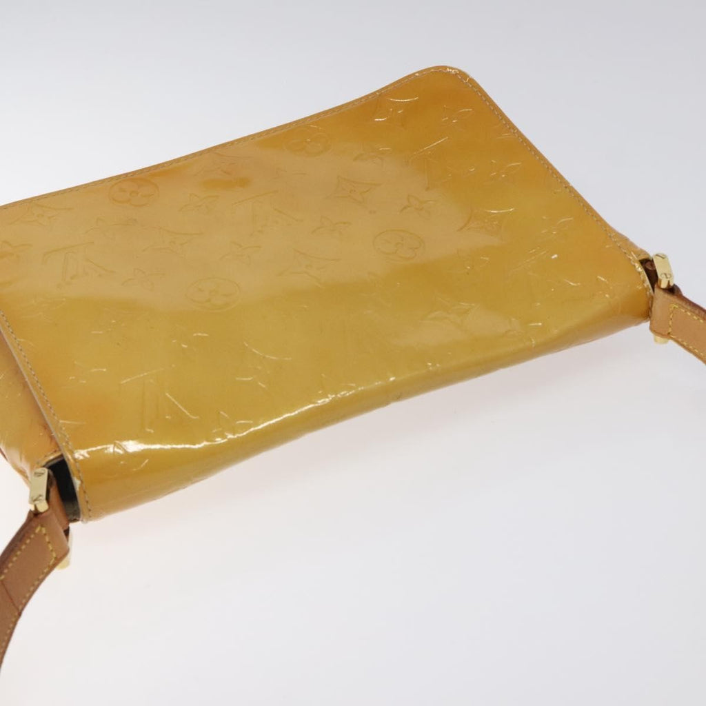 Louis Vuitton Thompson Street Handbag Monogram Vernis Beige Patent_Leather Bag (Pre-Owned)