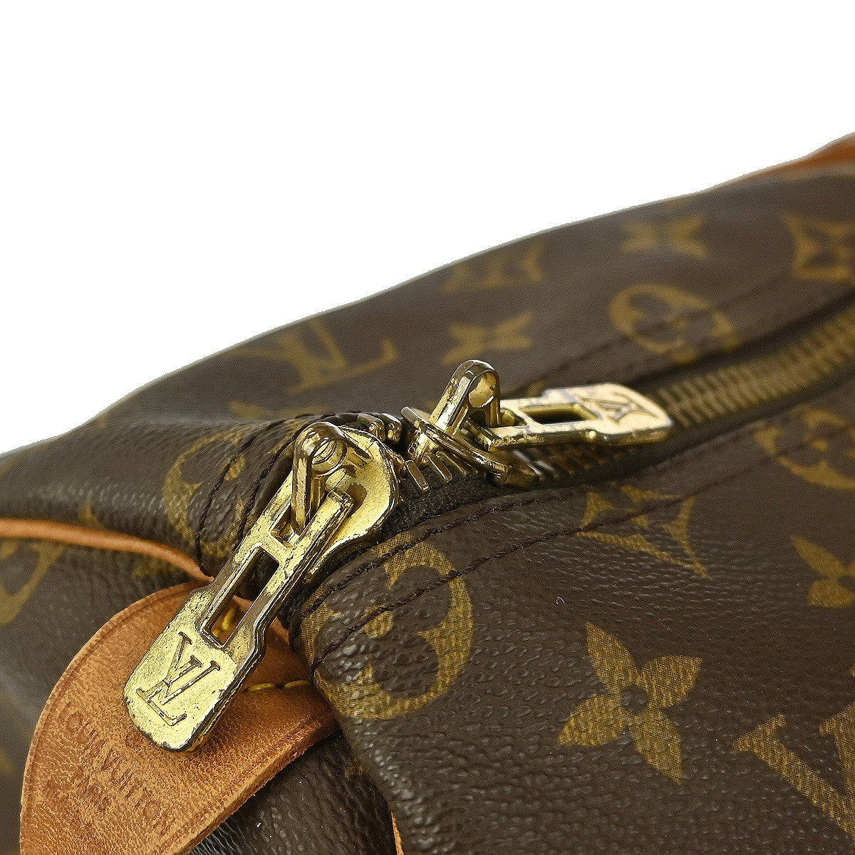 Louis Vuitton Keepall Bag Monogram Canvas Brown Canvas Travel Bag Bag (Pre-Owned)