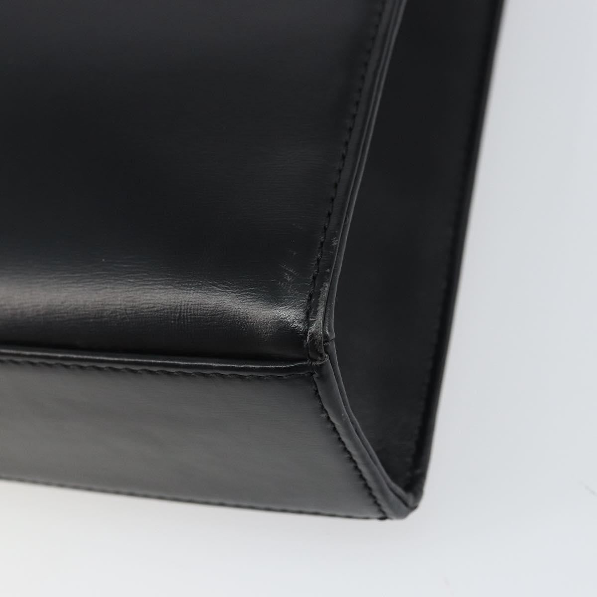 Louis Vuitton Opera Line Spartan Bag Leather Black Leather Handbag (Pre-Owned)