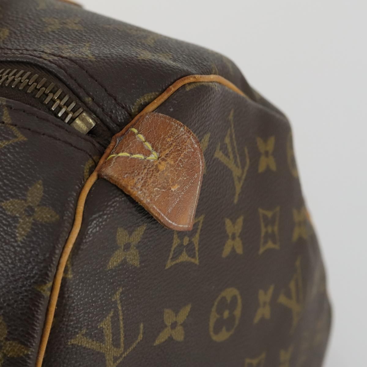 Louis Vuitton Keepall Bag Monogram Canvas Brown Canvas Travel Bag Bag (Pre-Owned)