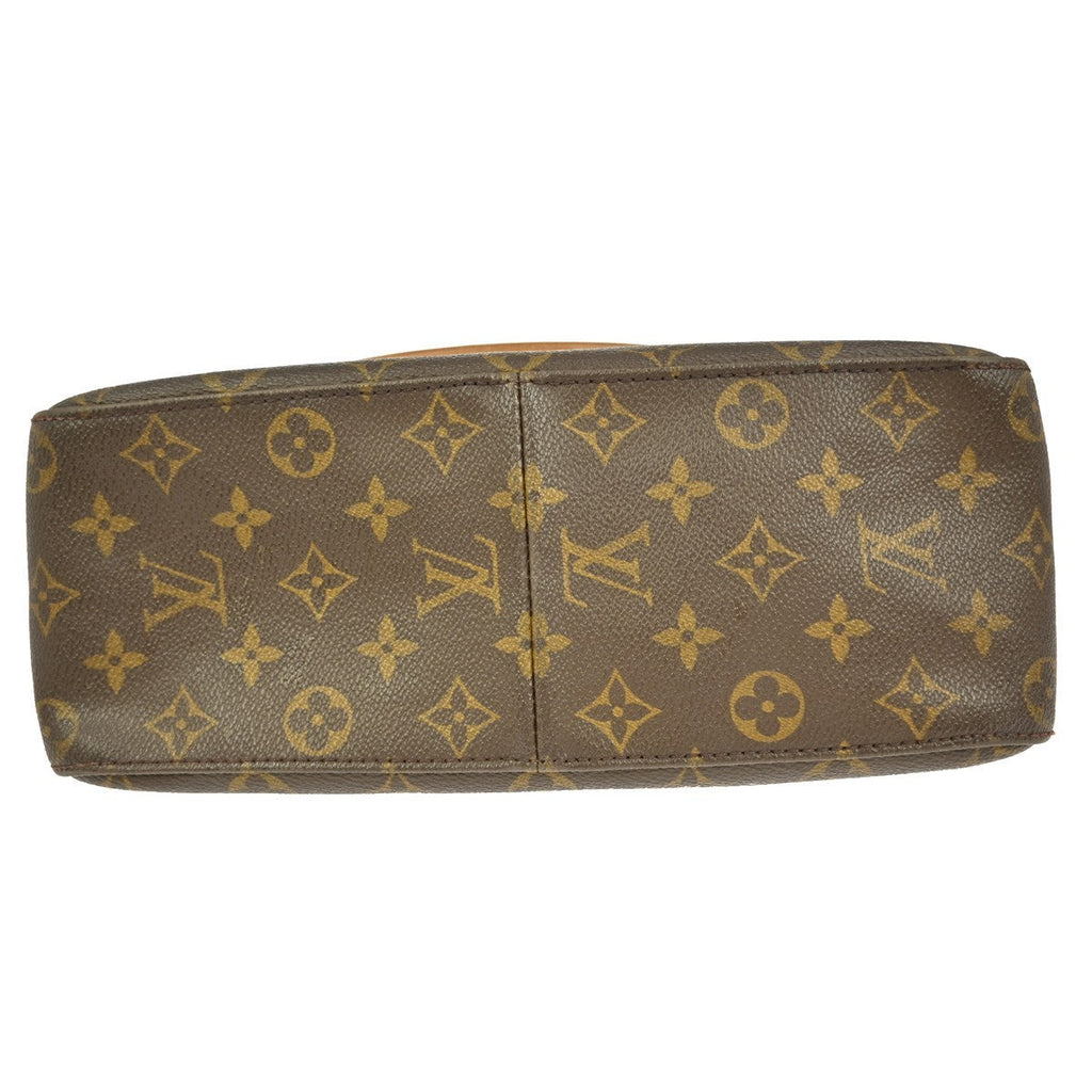 Louis Vuitton Monogram Looping Handbag Monogram Canvas Brown Canvas Shoulder Bag Bag (Pre-Owned)