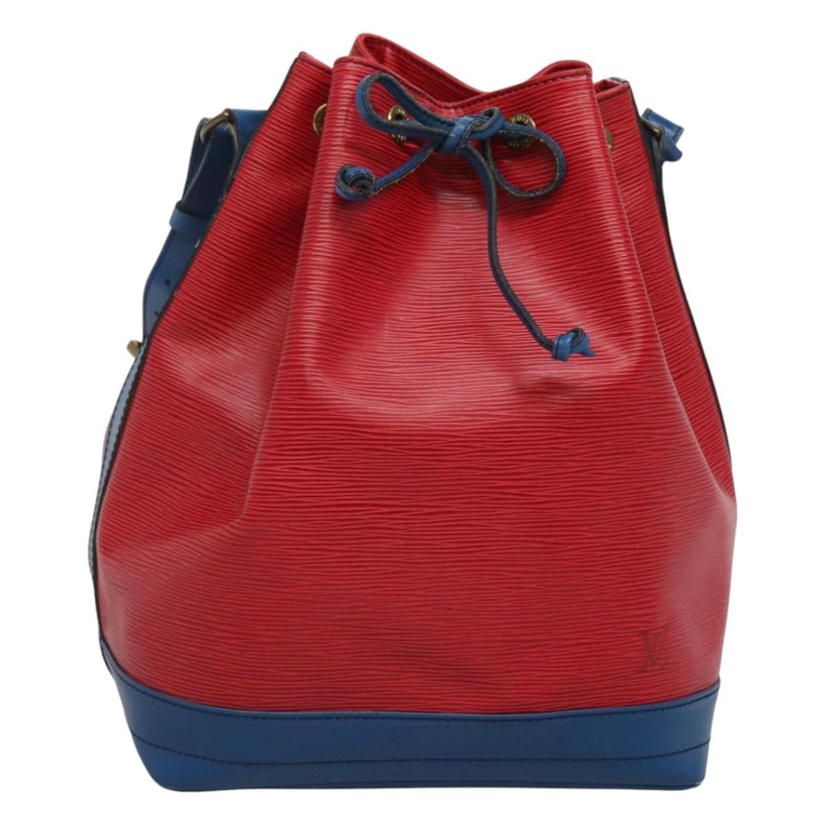 Louis Vuitton Bicolor Noe Handbag Epi Leather Red Leather Bag (Pre-Owned)