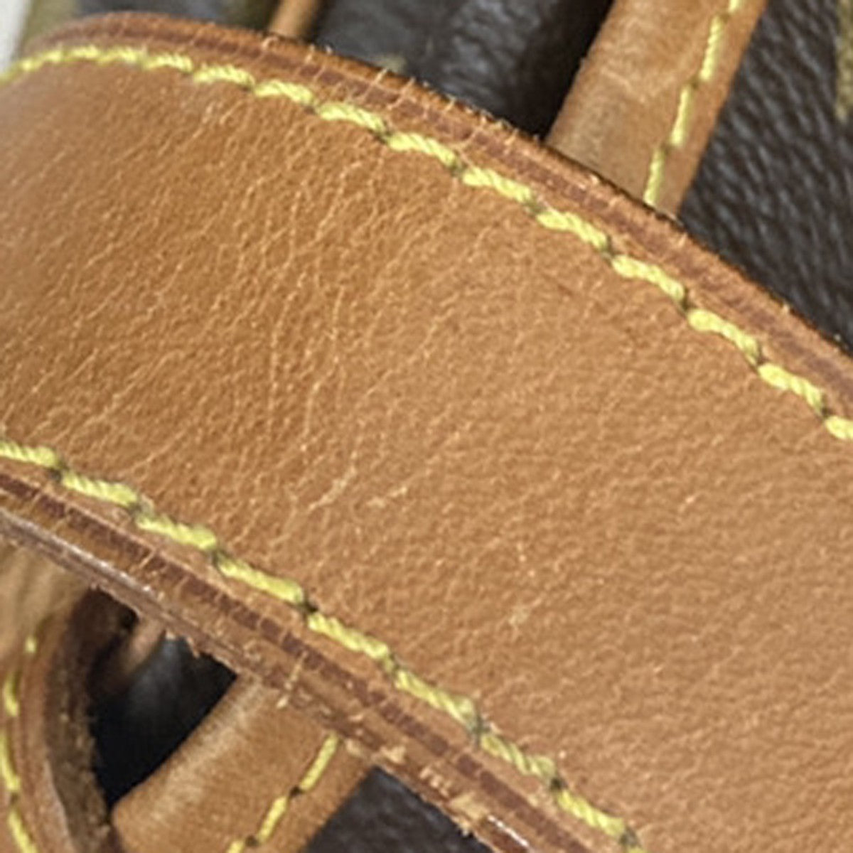 Louis Vuitton Saumur Handbag Monogram Canvas Brown Canvas Shoulder Bag Bag (Pre-Owned)