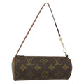 Louis Vuitton Papillon Pochette Monogram Canvas Brown Canvas Clutche & Pouche Bag (Pre-Owned)