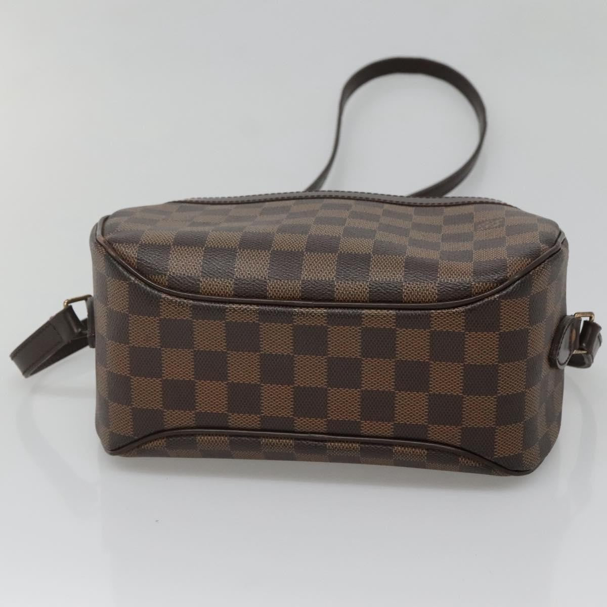 Louis Vuitton Blois Handbag Monogram Canvas Brown Canvas Shoulder Bag Bag (Pre-Owned)