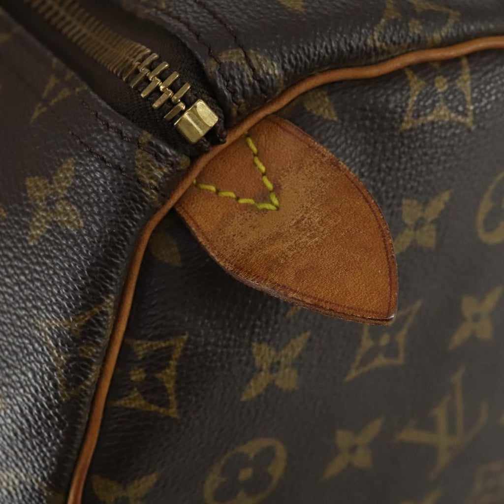 Louis Vuitton Keepall Bag Monogram Canvas Brown Canvas Travel Bag Bag (Pre-Owned)