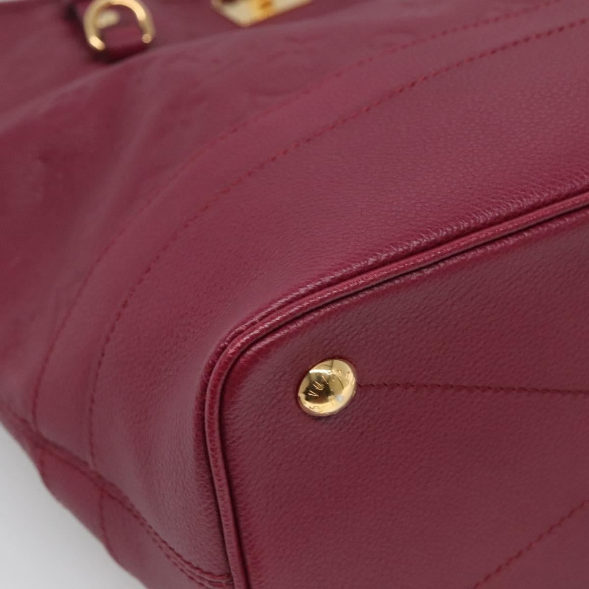 Louis Vuitton Citadine Handbag Monogram Empreinte Leather Purple Leather Tote Bag Bag (Pre-Owned)