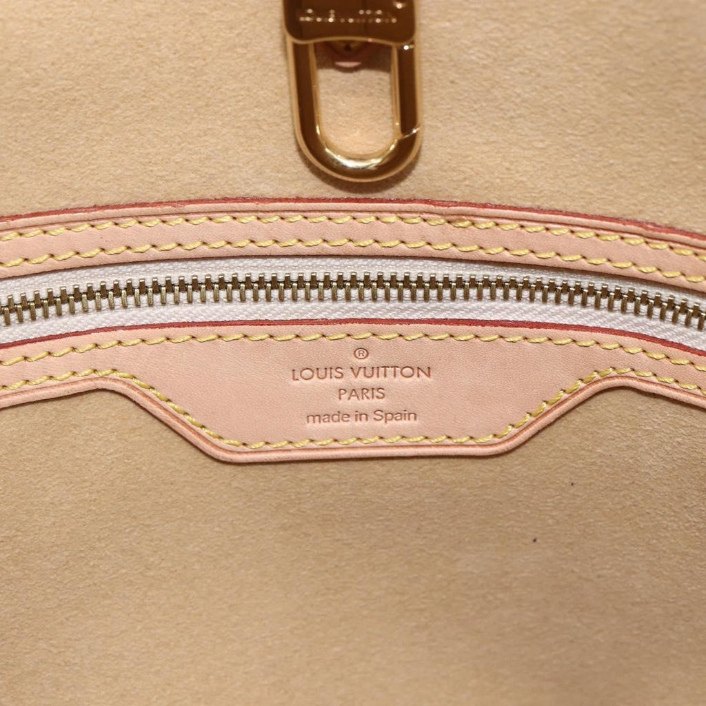 Louis Vuitton Hampstead Handbag Damier White Canvas Tote Bag Bag (Pre-Owned)