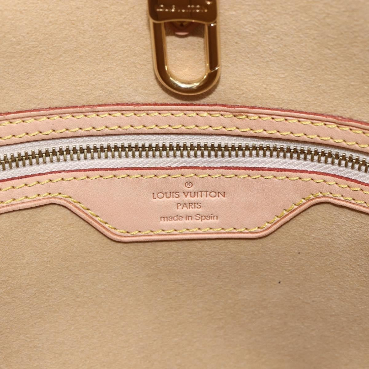 Louis Vuitton Hampstead Handbag Damier White Canvas Tote Bag Bag (Pre-Owned)