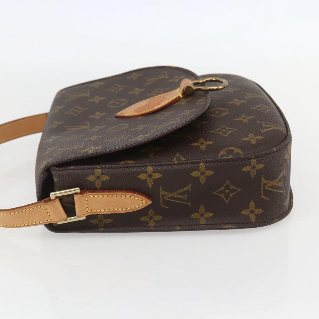 Louis Vuitton Saint Cloud Handbag Monogram Canvas Brown Canvas Shoulder Bag Bag (Pre-Owned)