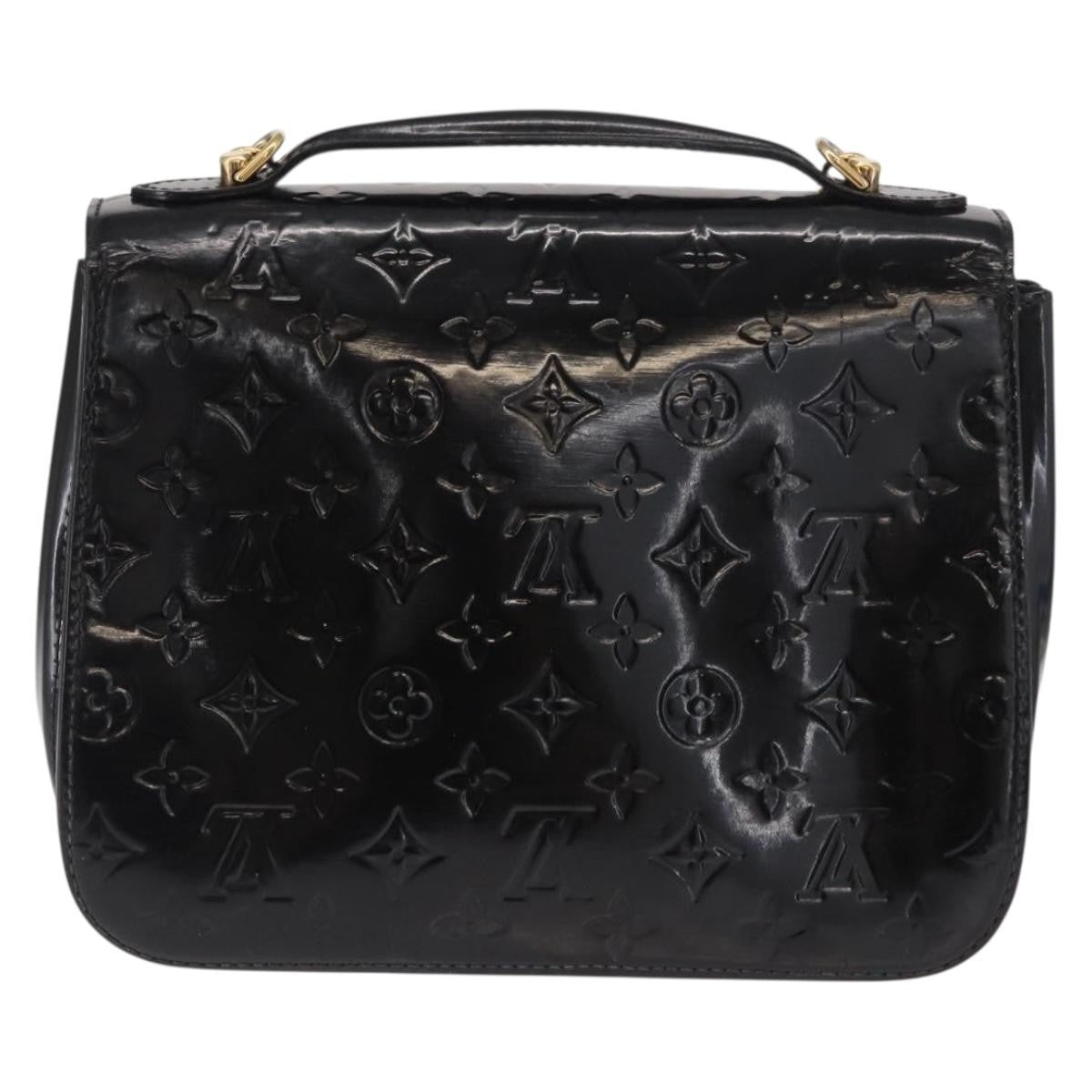 Louis Vuitton Mirada Handbag Monogram Vernis Black Patent_Leather Handbag (Pre-Owned)
