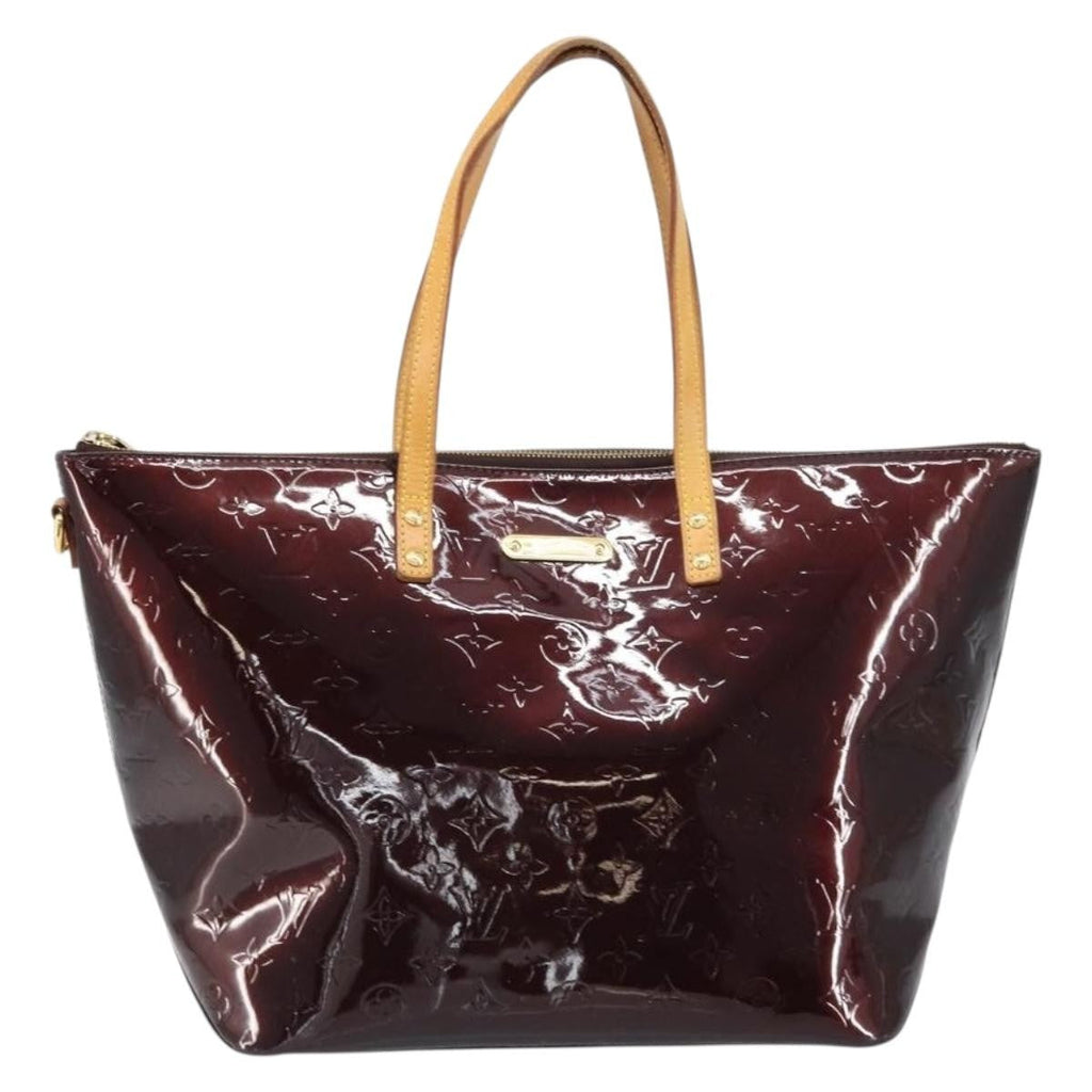 Louis Vuitton Bellevue Handbag Monogram Vernis Brown Patent_Leather Tote Bag Bag (Pre-Owned)