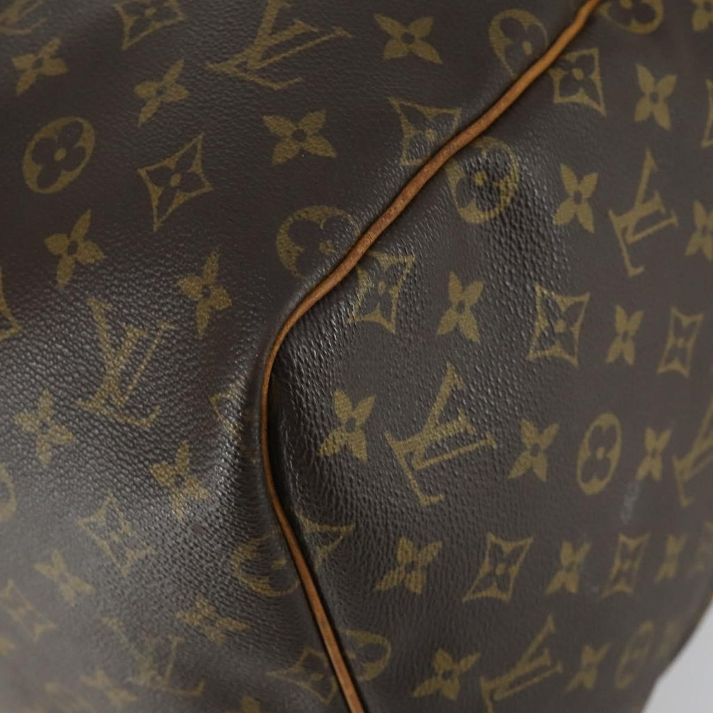 Louis Vuitton Keepall Bag Monogram Canvas Brown Canvas Travel Bag Bag (Pre-Owned)