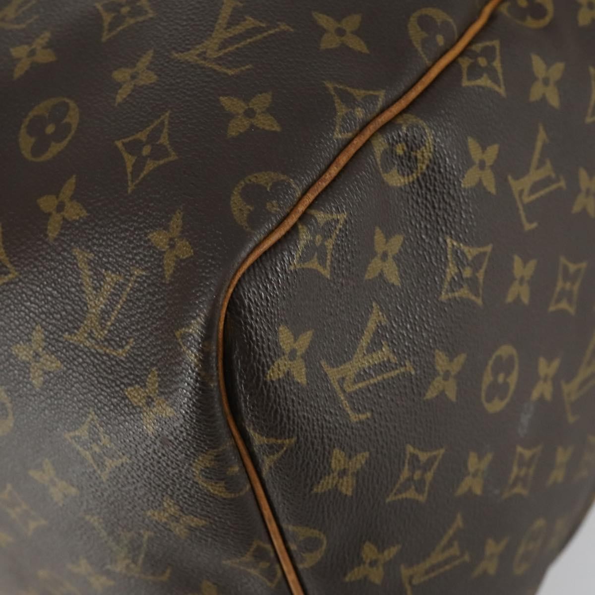 Louis Vuitton Keepall Bag Monogram Canvas Brown Canvas Travel Bag Bag (Pre-Owned)