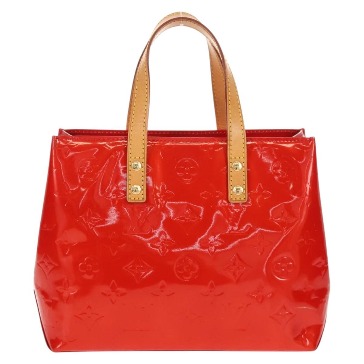 Louis Vuitton Reade Handbag Monogram Vernis Red Patent_Leather Handbag (Pre-Owned)