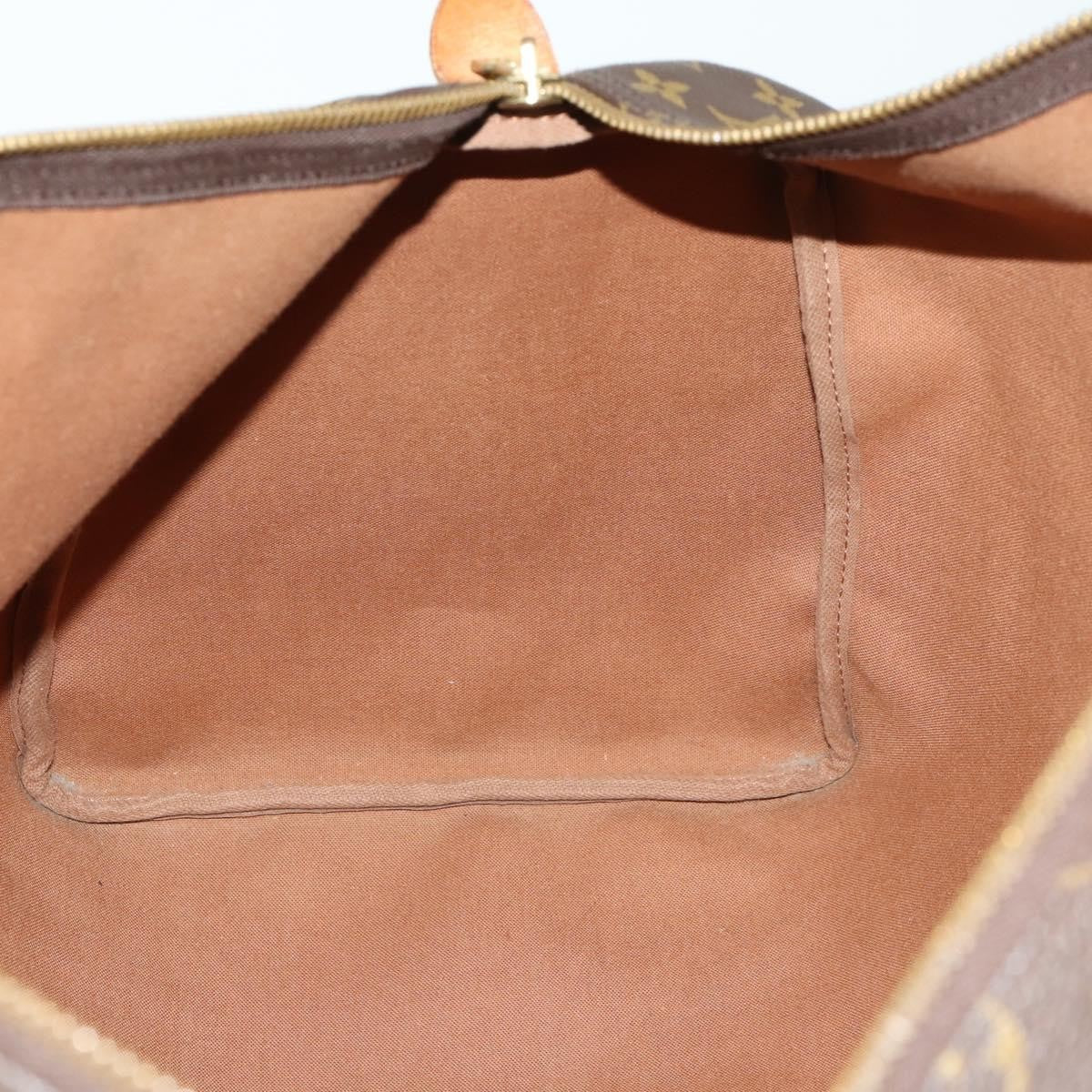 Louis Vuitton Keepall Bag Monogram Canvas Brown Canvas Travel Bag Bag (Pre-Owned)