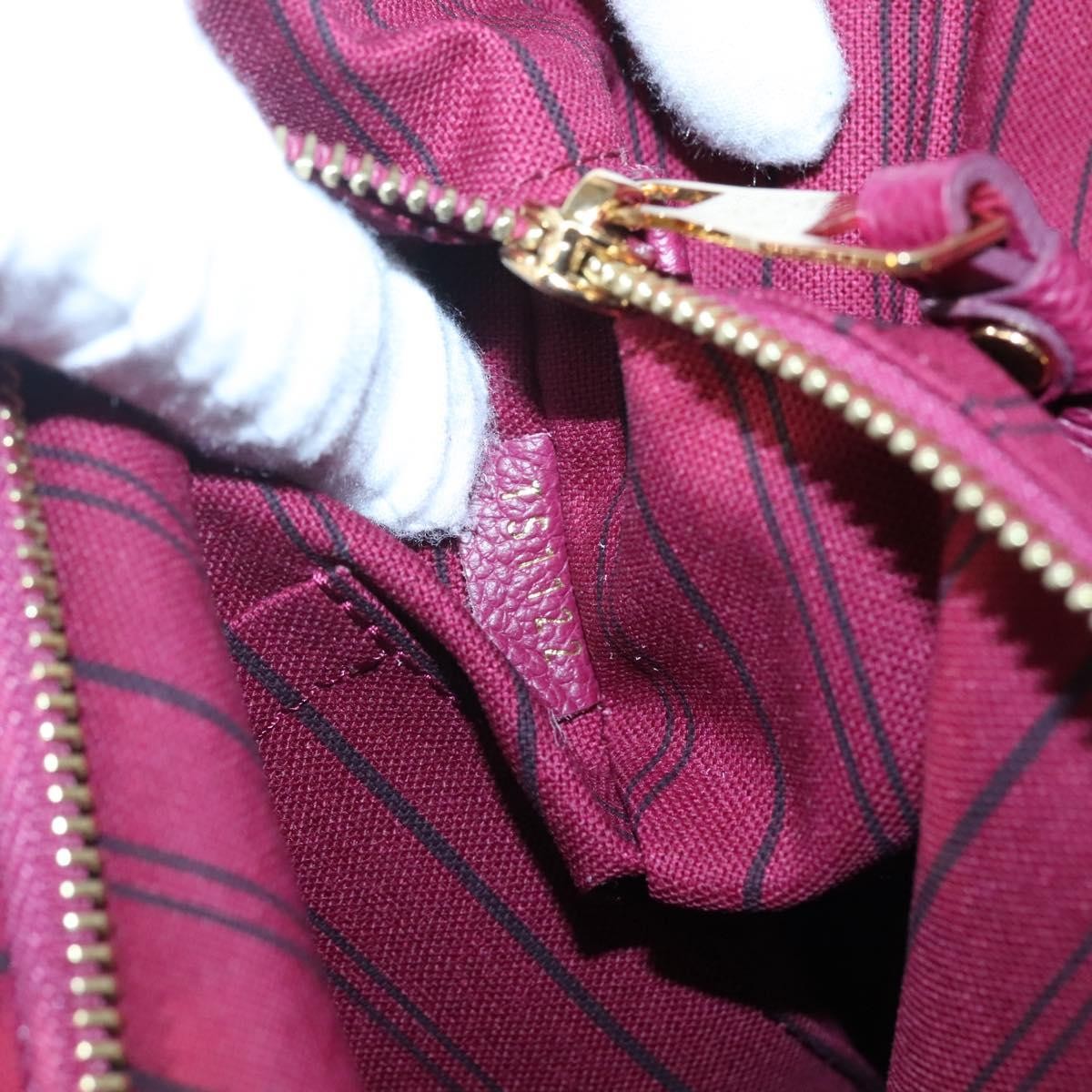 Louis Vuitton Citadine Handbag Monogram Empreinte Leather Purple Leather Tote Bag Bag (Pre-Owned)