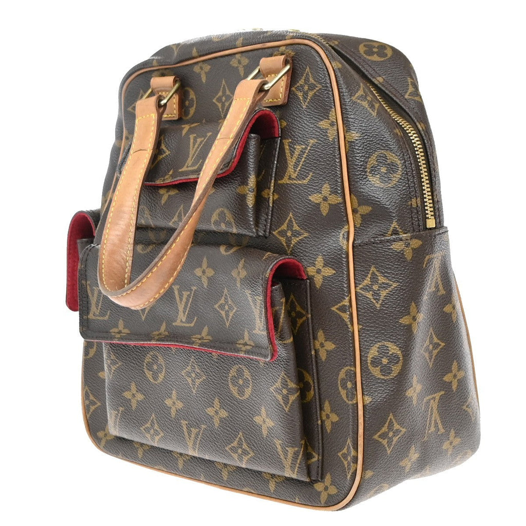 Louis Vuitton Excentri-Cite Handbag Monogram Canvas Brown Canvas Handbag (Pre-Owned)