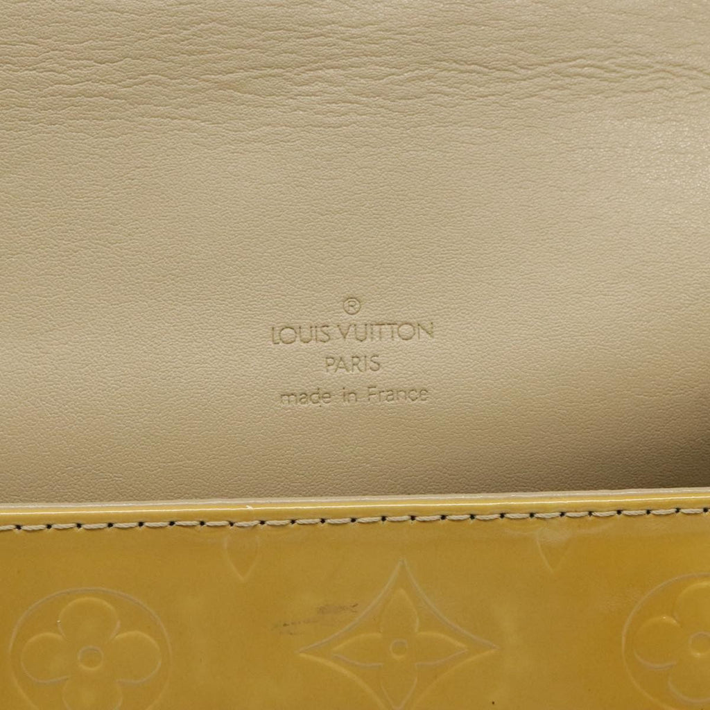 Louis Vuitton Thompson Street Handbag Monogram Vernis Beige Patent_Leather Bag (Pre-Owned)