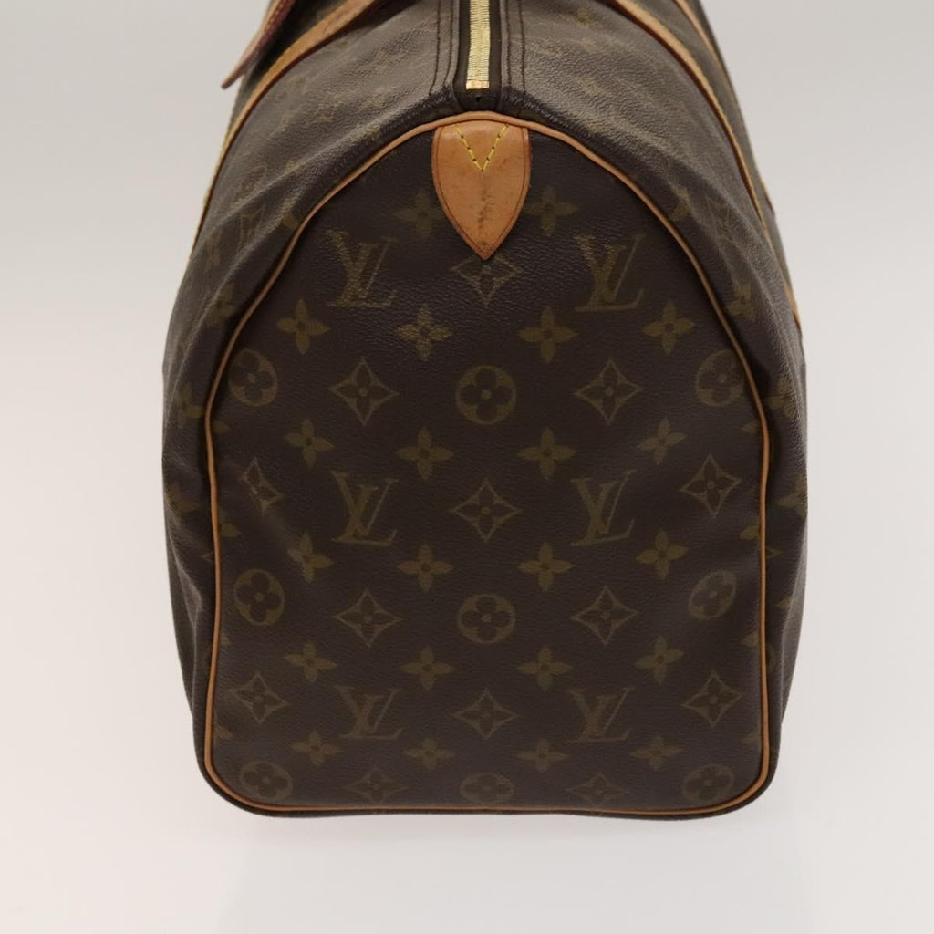 Louis Vuitton Keepall Bag Monogram Canvas Brown Canvas Bag (Pre-Owned)