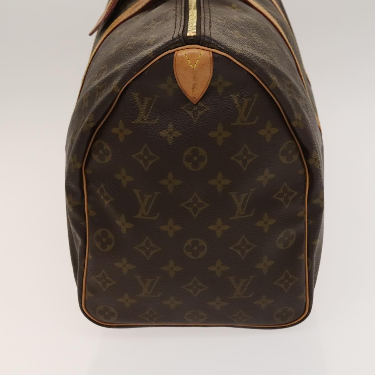 Louis Vuitton Keepall Bag Monogram Canvas Brown Canvas Bag (Pre-Owned)