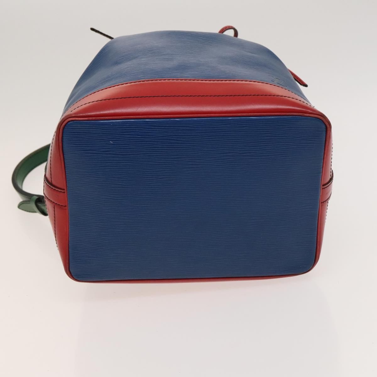Louis Vuitton Tricolor Noe Handbag Epi Leather Blue Leather Bag (Pre-Owned)