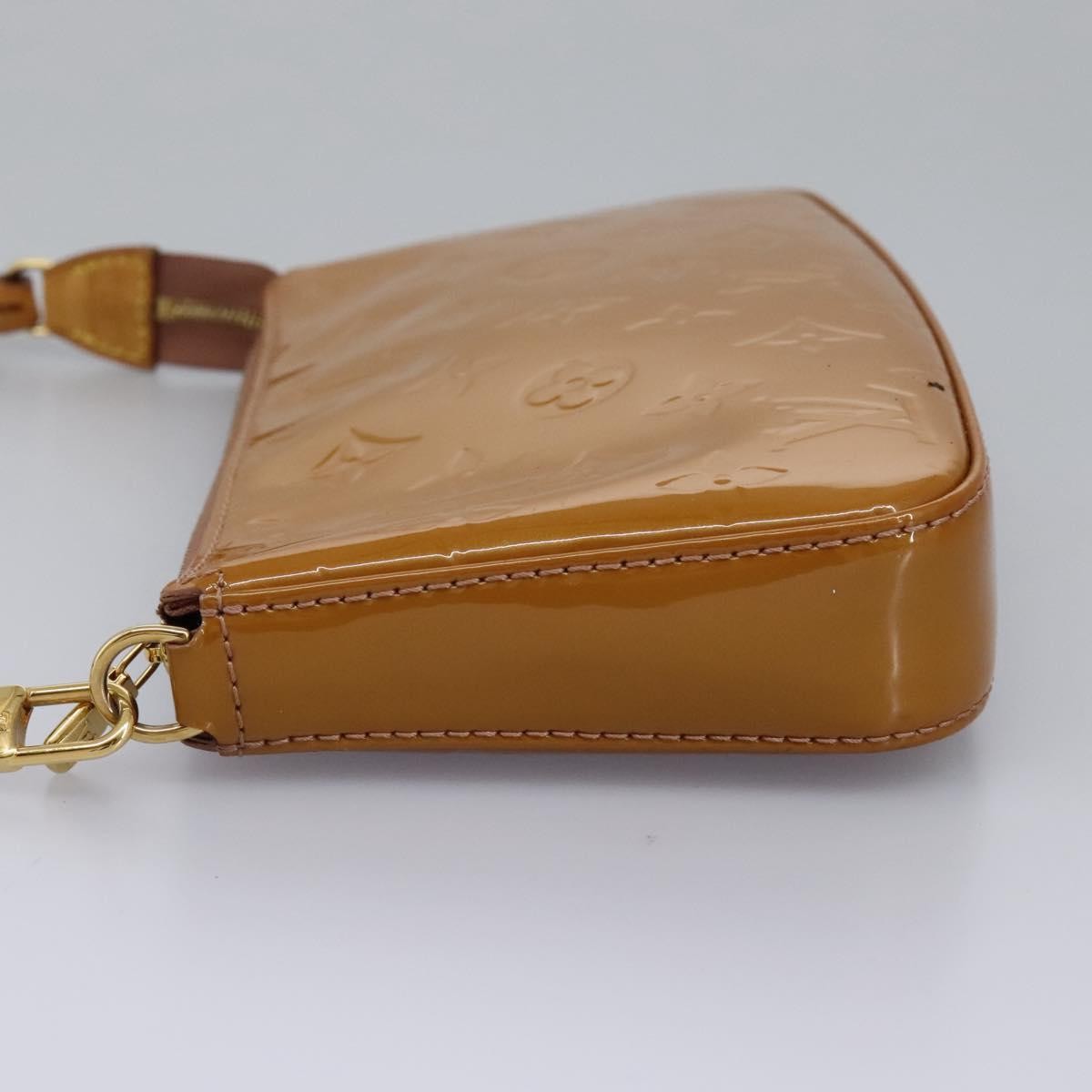 Louis Vuitton Pochette Accessoires Patent Leather Pink Patent_Leather Bag (Pre-Owned)