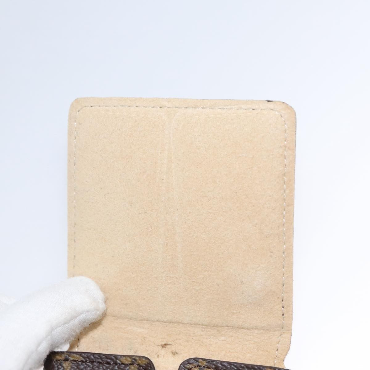 Louis Vuitton Case Jewelry Box Canvas Brown Canvas Wallets Accessory (Pre-Owned)