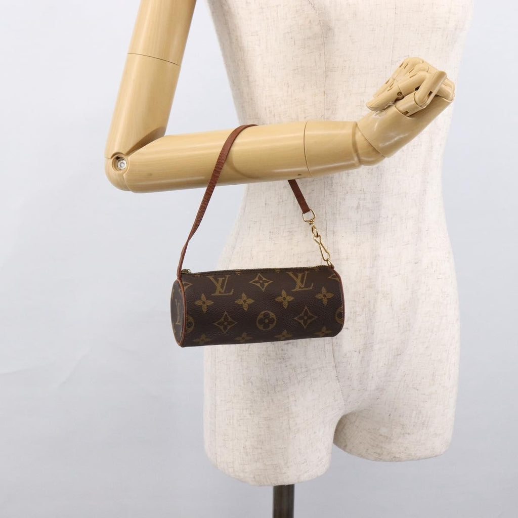 Louis Vuitton Papillon Pochette Monogram Canvas Brown Canvas Clutche & Pouche Bag (Pre-Owned)