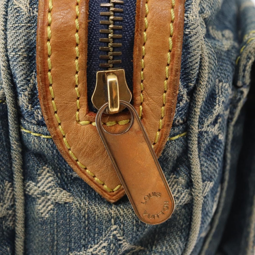 Louis Vuitton Bum Bag Denim Blue Denim_Jeans Shoulder Bag Bag (Pre-Owned)