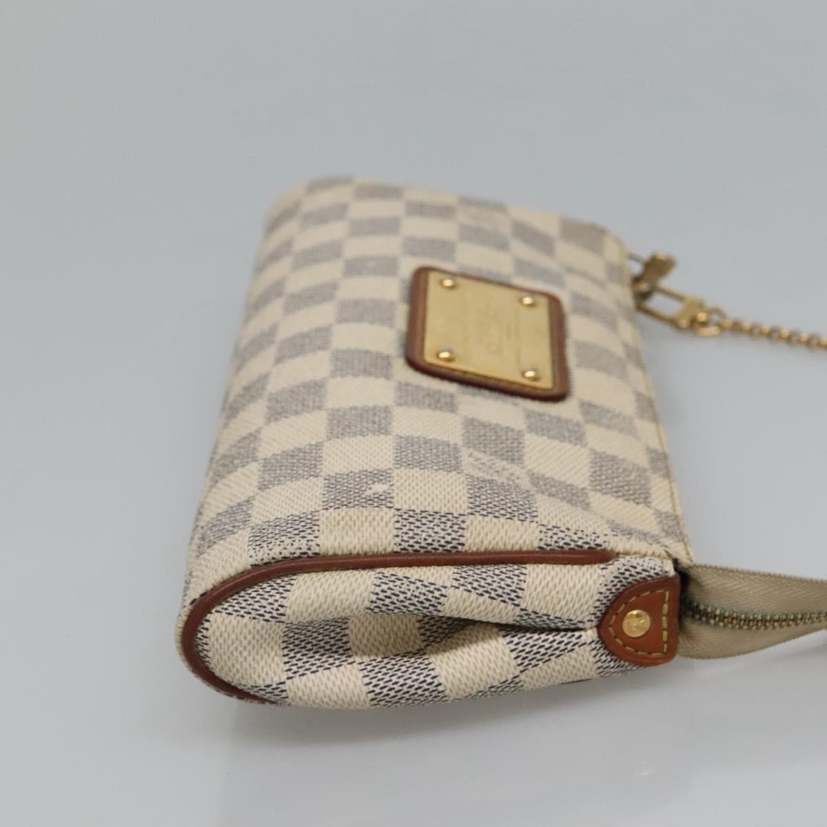 Louis Vuitton Eva Handbag Damier Beige Canvas Shoulder Bag Bag (Pre-Owned)