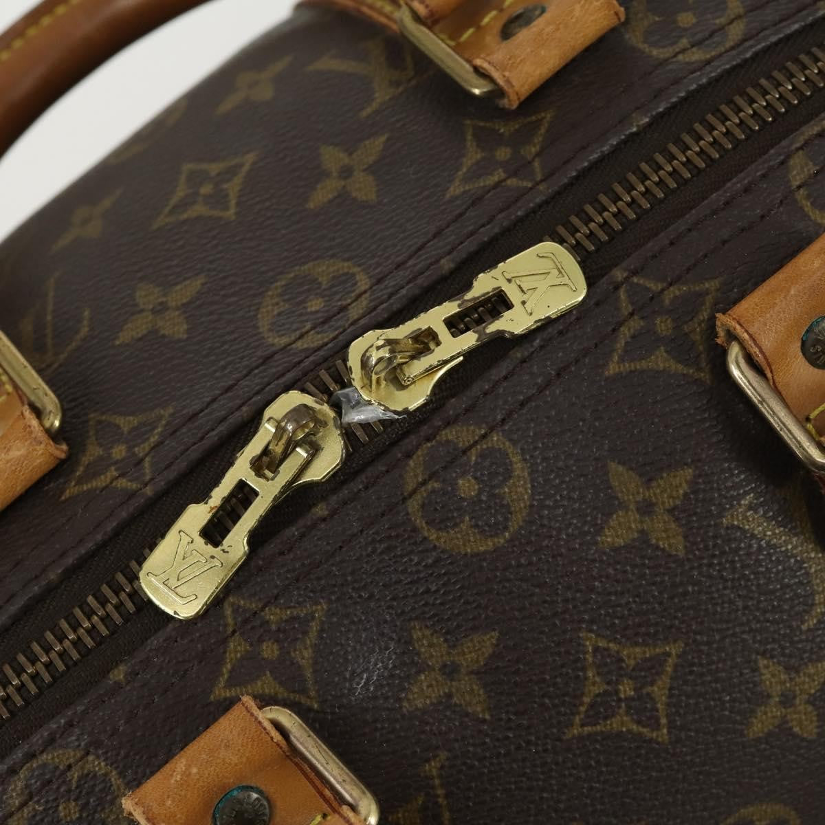 Louis Vuitton Keepall Bag Monogram Canvas Brown Canvas Travel Bag Bag (Pre-Owned)