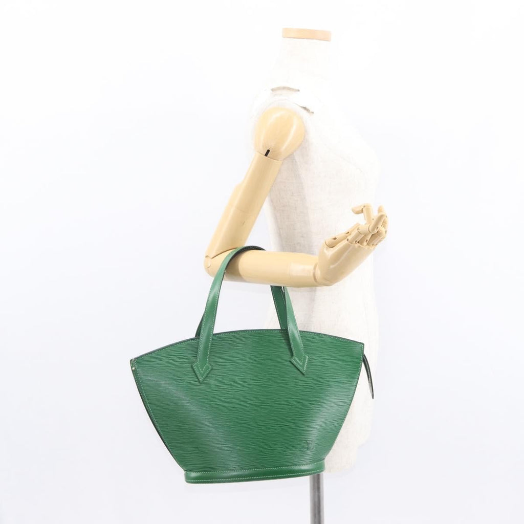 Louis Vuitton Saint Jacques Handbag Epi Leather Green Epi Leather Handbag (Pre-Owned)