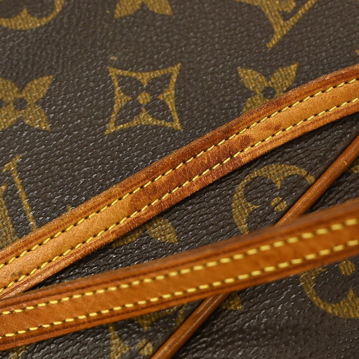 Louis Vuitton Twin Handbag Monogram Canvas Brown Canvas Clutche & Pouche Bag (Pre-Owned)