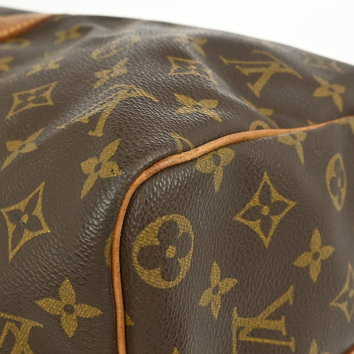 Louis Vuitton Keepall Bandouliere Bag Monogram Canvas Brown Canvas Travel Bag Bag (Pre-Owned)