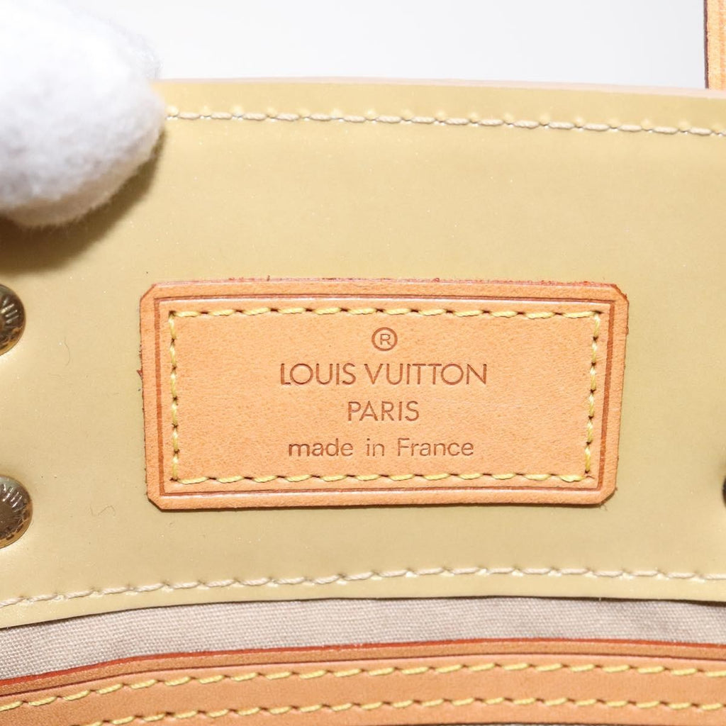 Louis Vuitton Reade Handbag Monogram Vernis Beige Patent_Leather Bag (Pre-Owned)