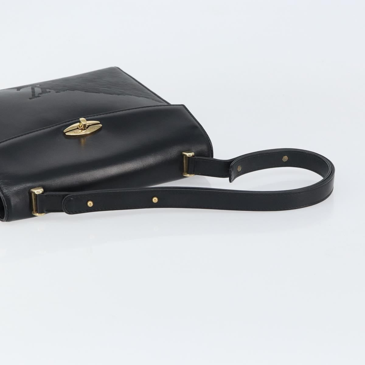Louis Vuitton Opera Line Spartan Bag Leather Black Leather Handbag (Pre-Owned)