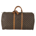 Louis Vuitton Keepall Bag Monogram Canvas Brown Canvas Travel Bag Bag (Pre-Owned)