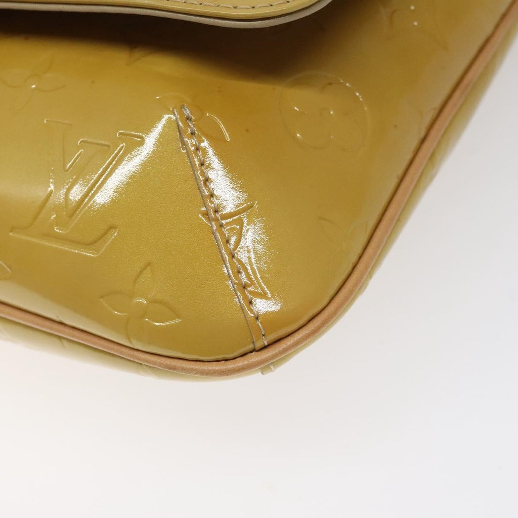 Louis Vuitton Thompson Street Handbag Monogram Vernis Beige Patent_Leather Bag (Pre-Owned)