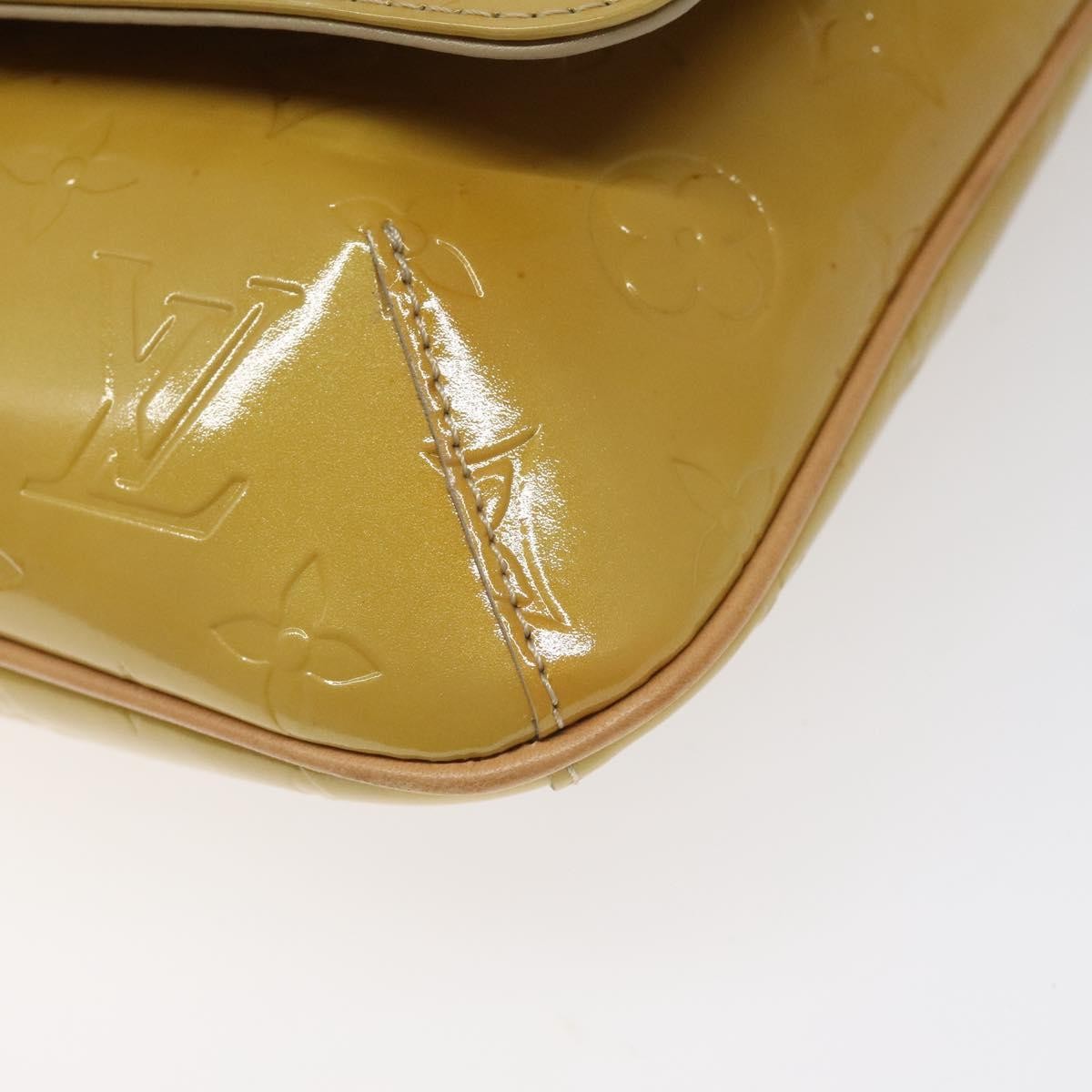 Louis Vuitton Thompson Street Handbag Monogram Vernis Beige Patent_Leather Bag (Pre-Owned)