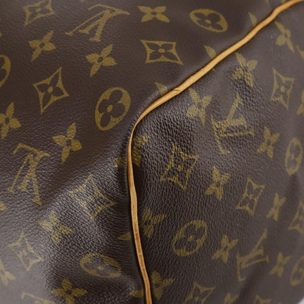 Louis Vuitton Keepall Bag Monogram Canvas Brown Canvas Travel Bag Bag (Pre-Owned)