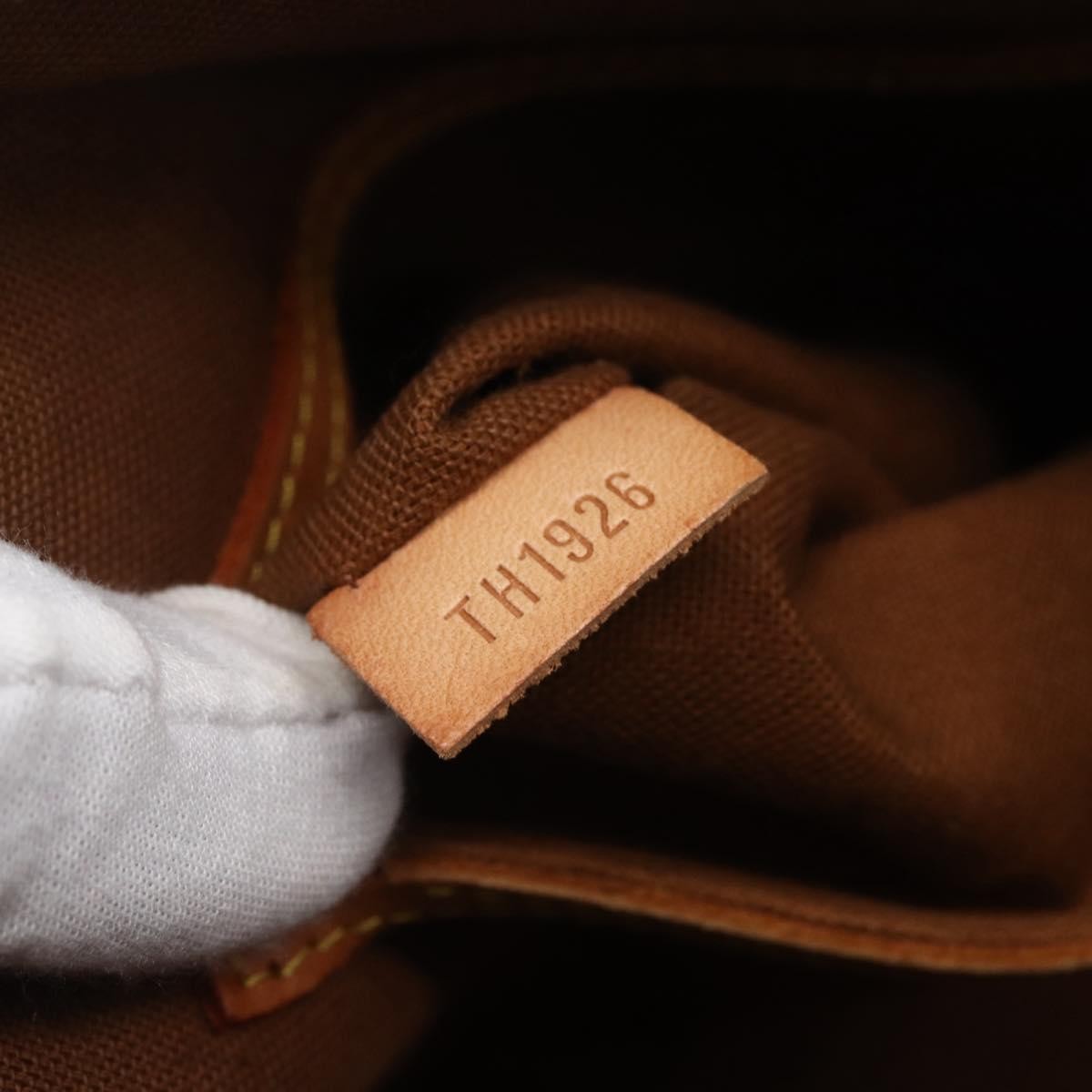 Louis Vuitton Alma Handbag Monogram Canvas Brown Canvas Handbag (Pre-Owned)