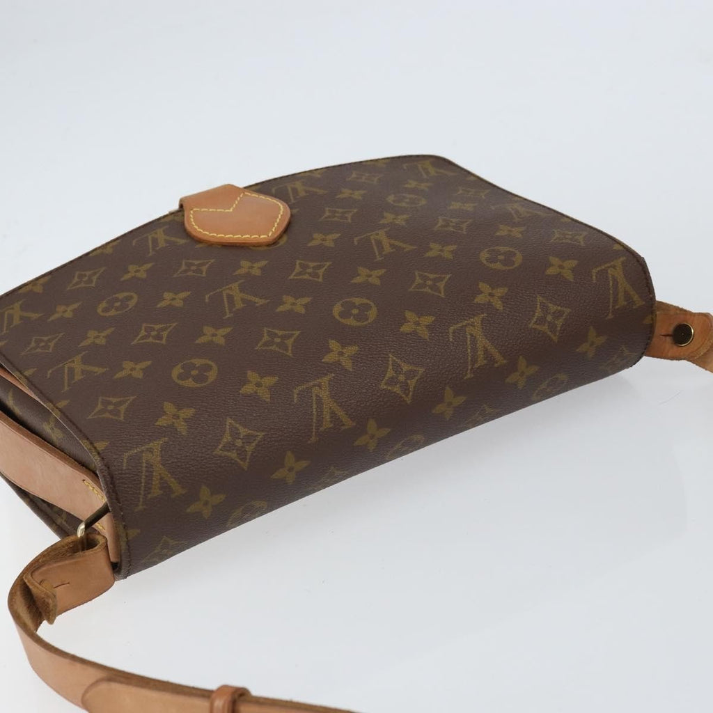 Louis Vuitton Cartouchiere Handbag Monogram Canvas Brown Canvas Shoulder Bag Bag (Pre-Owned)